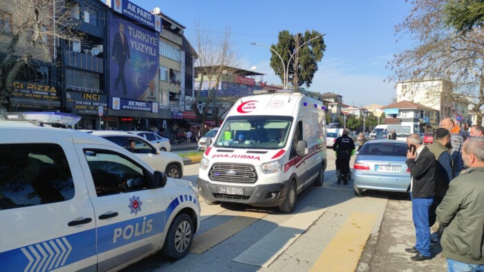 Akyazı'da yaya geçidi kazası: 1 Yaralı